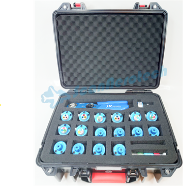 19 PCS CRIMP TOOL KIT INCLUDING M22520/1-01 AND POSITIONERS 